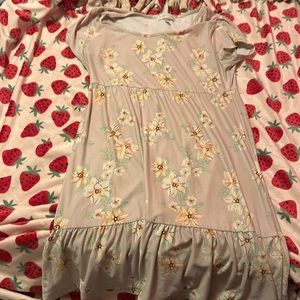 Floral Dress, soft material